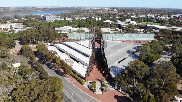 Aerial View of a University Campus in Australia