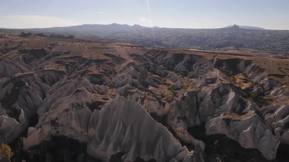 Aerial View Cappadocia Landscape