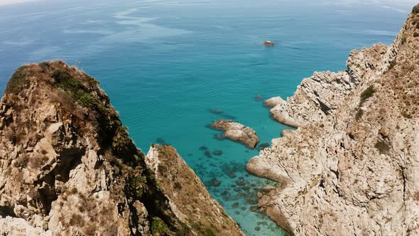 Sicily Coast with Calm Ocean