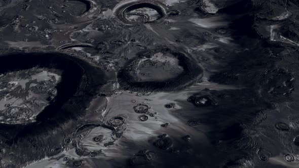 Moon Surface with Many Craters alt