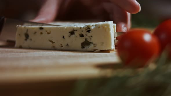 We Cut Cheese Danish Blue Cheese and Tomatoes