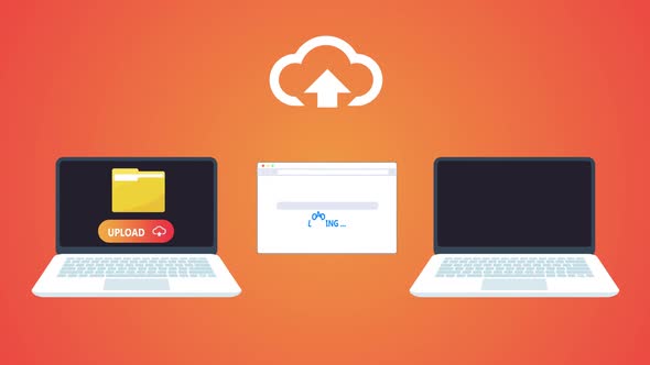 File transfer from cloud computing