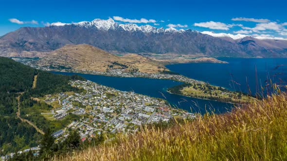 Queenstown New Zealand timelapse