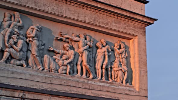 Closeup View of Dome Kazan Cathedral