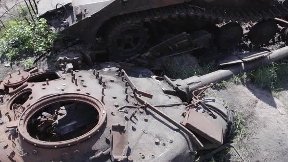 War in Ukraine  Destroyed Military Hardware