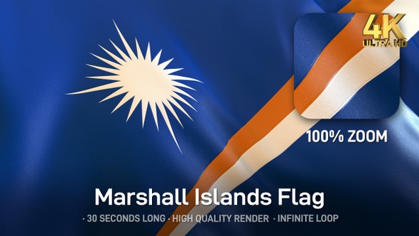 Marshall Islands Flag - 4K