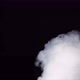 White Smoke Slowly Spreads Over a Black Surface - VideoHive Item for Sale