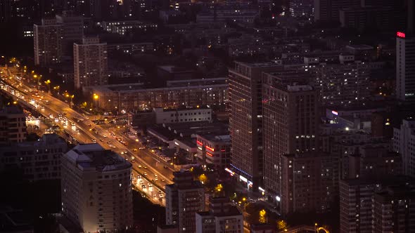 View of the City From a Height. Landscape. Beijing. China. Asia