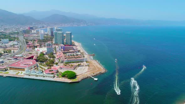 Aerial View of Puerto Vallarta, Mexico