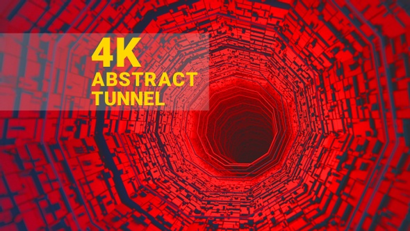 Abstract Colorful Tunnel