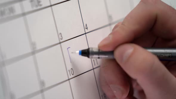 Writing on the Calendar