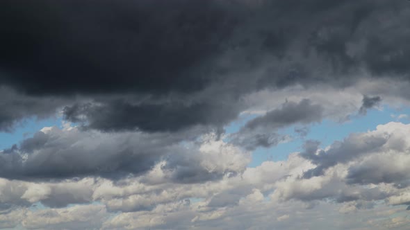 Nature Storm Cloud In The Sky Time Lapse