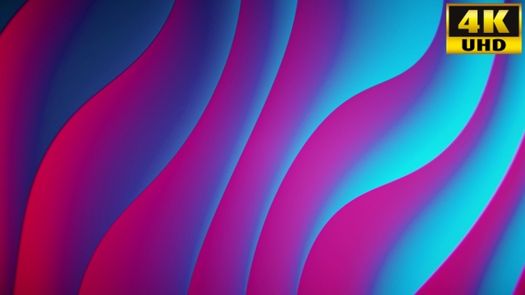 Abstract Color Waves Video Background Vj Loops V2