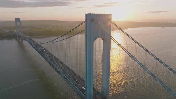 Verrazano Narrows Suspension Bridge Staten Island NY