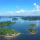 Drone Flies Backwards, Showing A Small Island, Paradise In Brazil - VideoHive Item for Sale