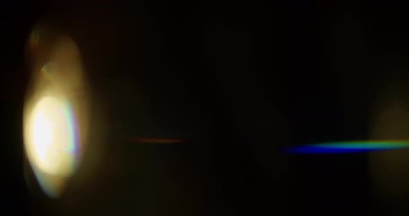 Organic Anamorphic Flares Moving and Beam