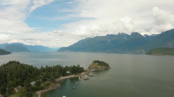 Aerial View of Bowen Island