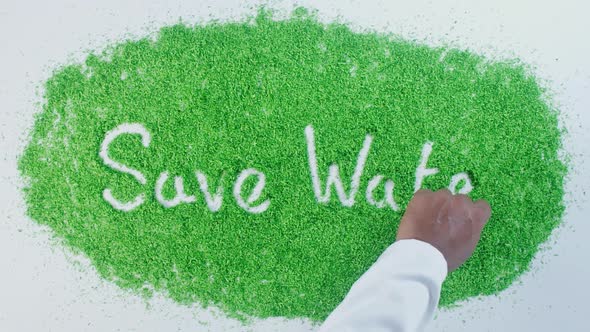 Green Writing   Save Water 