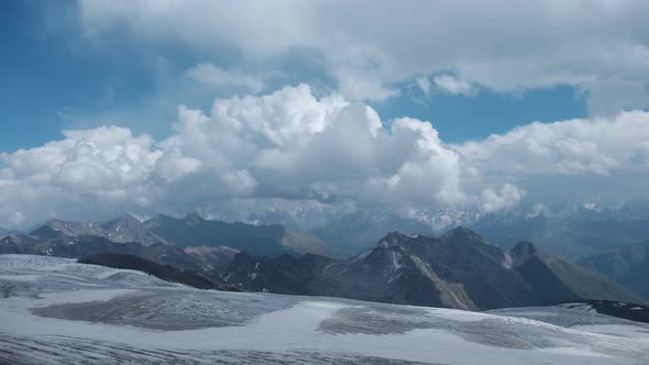 Clouds on Mountain Elbrus 2