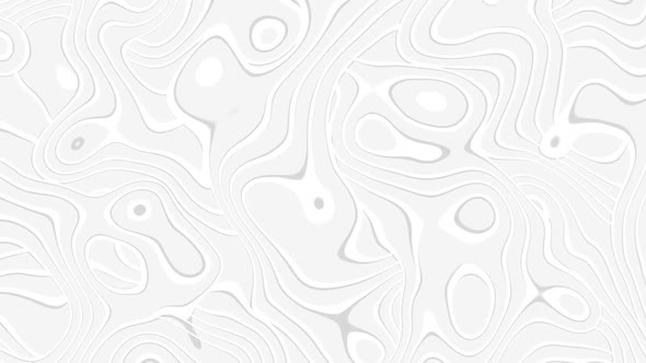 White smooth glossy abstract elegant liquid animation background.