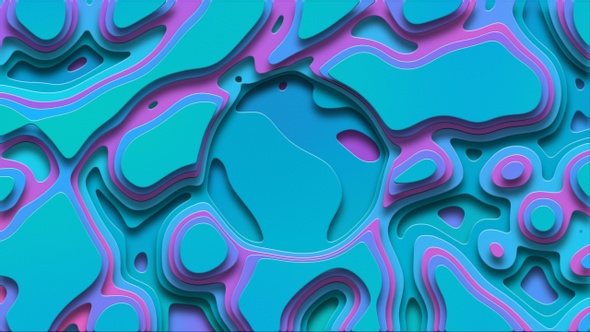 Cyan Gradient Floating 20