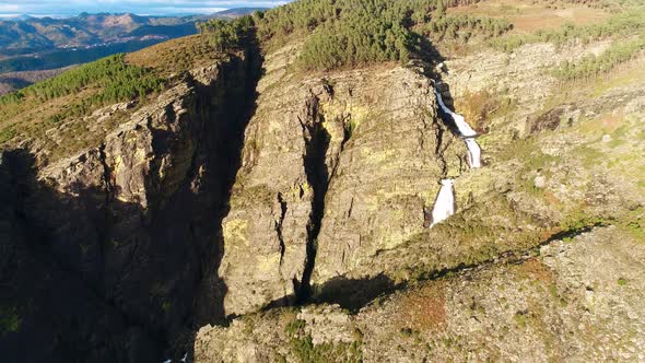 Mountain Gorge Aerial View