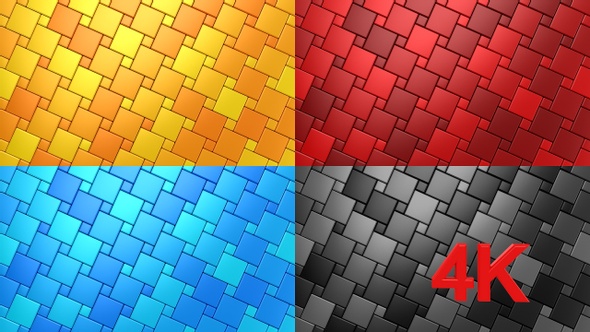 Background of Animated Squares