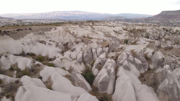 Aerial View Cappadocia Landscape