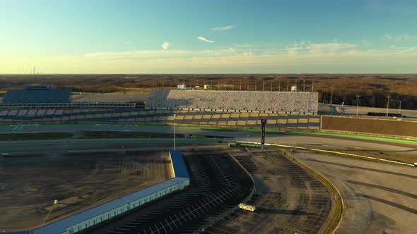 Aerial video Kentucky Speedway USA 4k footage