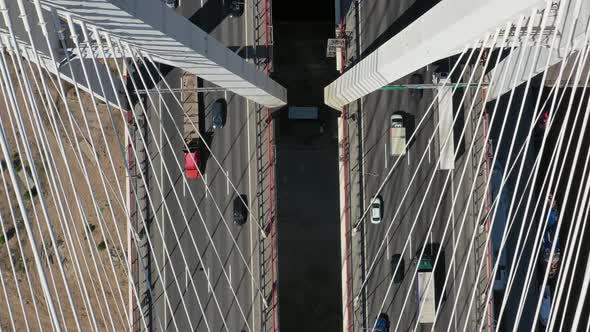 Cablestayed Bridge with Cars