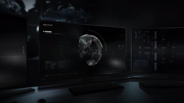 Planet analysis software is collecting intelligence to create globe hologram alt