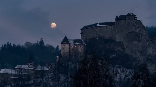 Full Moon over Dracula Castle