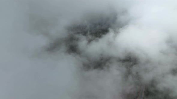 Background Clouds Texture aerial view 4 K