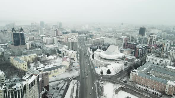 Cityscape in Winter