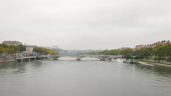 View of the Bridge in Lyon