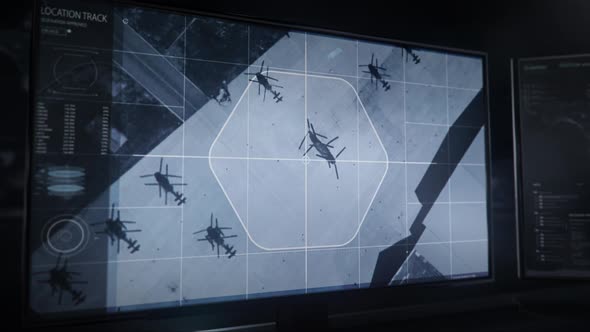 Digital surveillance system identifies helicopters involved in warfare actions alt