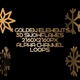 Golden Snowflakes - VideoHive Item for Sale