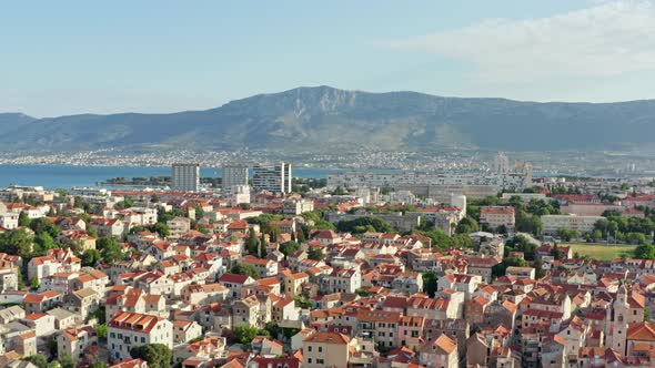 Aerial View Split Croatia