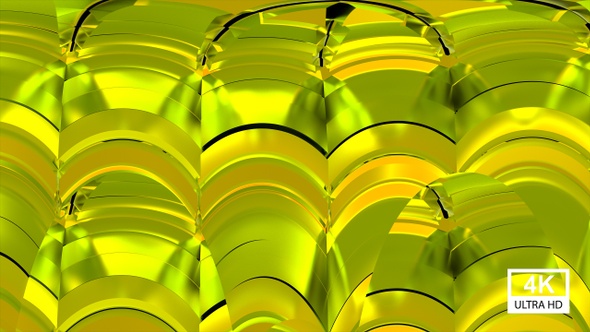 Abstract Colorful Green Background 4K