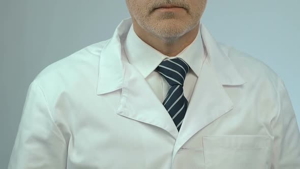 Portrait of Doctor With Stethoscope, Offering Quality Clinic Services, Medicare