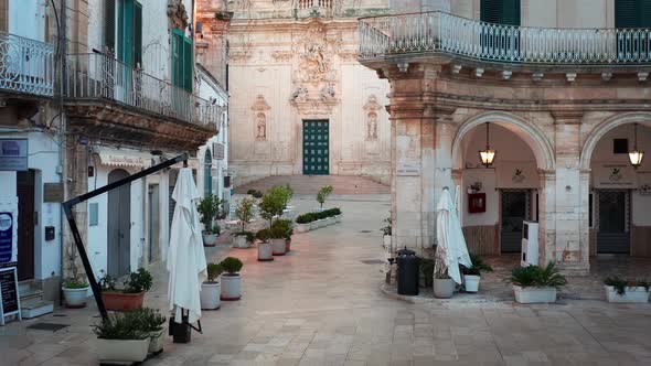 Aerial view of Martina Franca