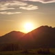 Sunset in a Forest Mountain Rural Landscape - VideoHive Item for Sale