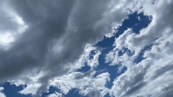 Timelapse Clouds Blue Sky