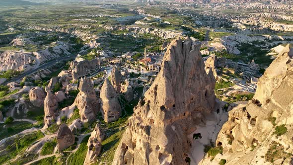 The best landscapes of Cappadocia aerial view 4 K