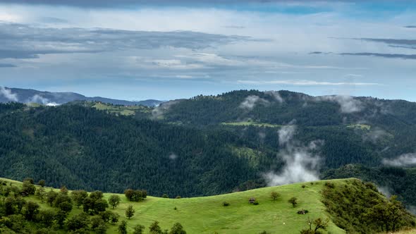 Zlatibor Mountain Landscape Timelapse 