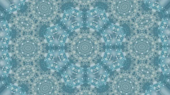 Abstract Animated Kaleidoscope Motion Background