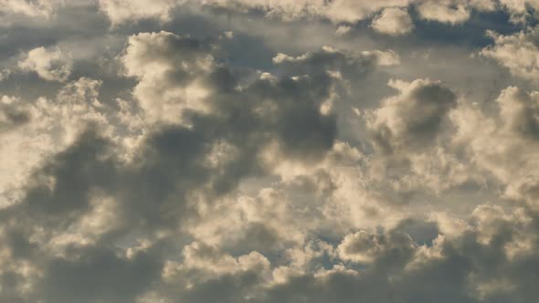 Cloudy sky, southern France