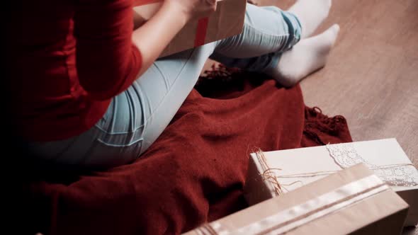 Hands Preparing Gifts