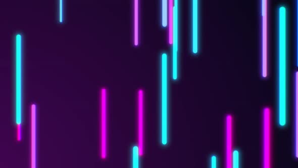 Neon blue and purple lines