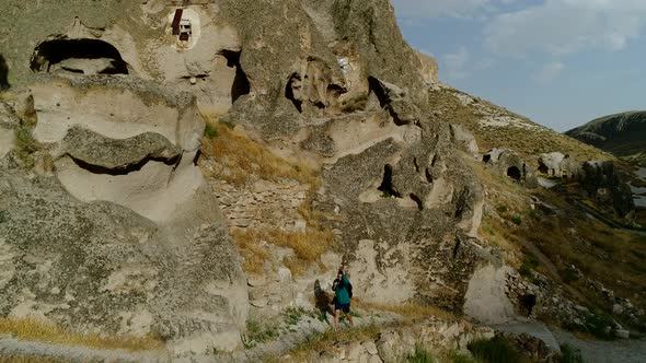 Explorer Woman In Cappadocia